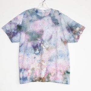 Ice Dyed T-shirt, tie dye: Unisex Large
